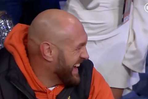 Jake Paul has Tyson Fury giggling as he warns he’ll have to disown brother Tommy when he’s ‘knocked ..