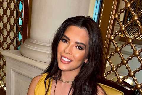 Love Island’s Gemma Owen looks incredible in a golden dress on holiday in Dubai with dad Michael