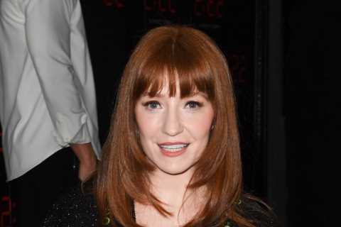 Cheryl’s Girls Aloud bandmates Nicola Roberts and Kimberley Walsh turn out to support her in the..
