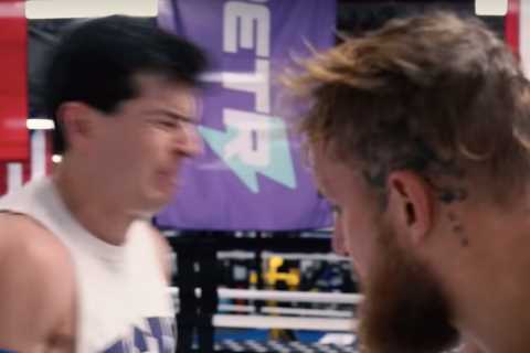 Watch Jake Paul hit YouTuber so hard he SOILS HIMSELF after losing ridiculous bet ahead of Tommy..