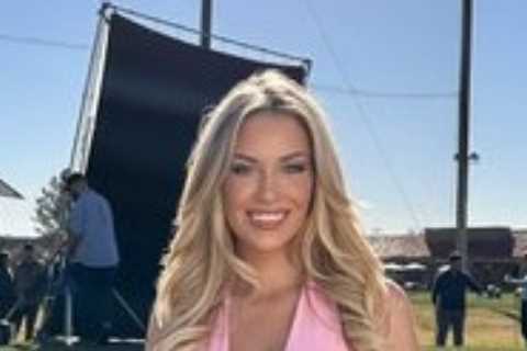 Paige Spiranac sends followers wild with teasing picture caption after sharing snap in low-cut..