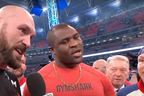 Francis Ngannou agrees to Tyson Fury fight in cage with Mike Tyson as special guest referee in..