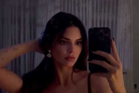 Kendall Jenner goes topless and shows off major underboob in NSFW new video after rumors model got..