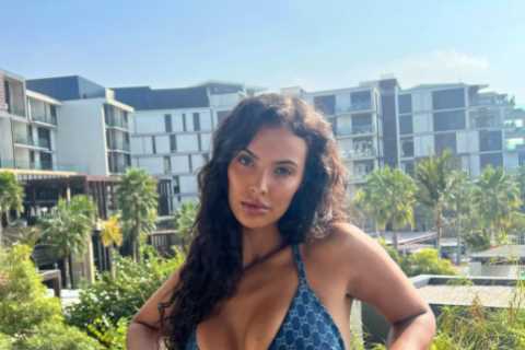 Maya Jama stuns fans in a bikini as she parties in Dubai between episodes of Love Island