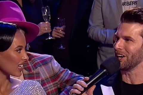 Masked Singer star Joel Dommett shocks Maya Jama with very crude Elton John joke at the Brits