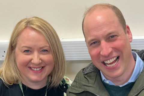 Prince William makes surprise visit to ambulance station who are set to strike