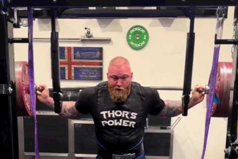 Giant Game of Thrones star and boxer Hafthor Bjornsson comes out of retirement and looks to break..