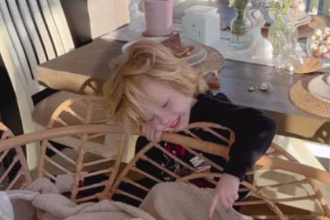 Stacey Solomon says her ‘heart is full’ as she shares sweet new video of newborn daughter and son..