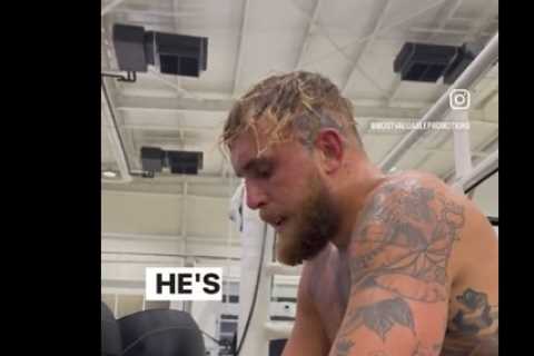 ‘He’s going to die’ – Jake Paul sends Tommy Fury chilling warning ahead of fight and shows off..