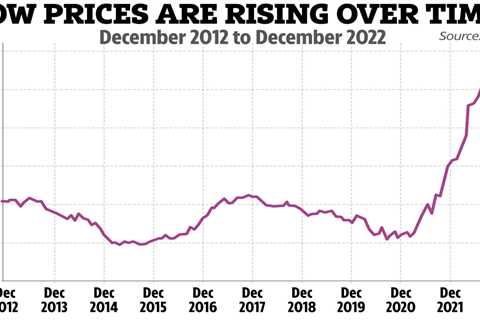 UK inflation rate falls again but prices are still rising 10.1% – what it means for your money