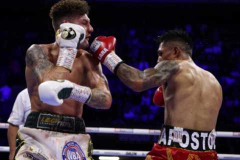 Leigh Wood’s dreams of all-Brit world title clash vs Warrington in tatters after he’s brutally KO’d ..