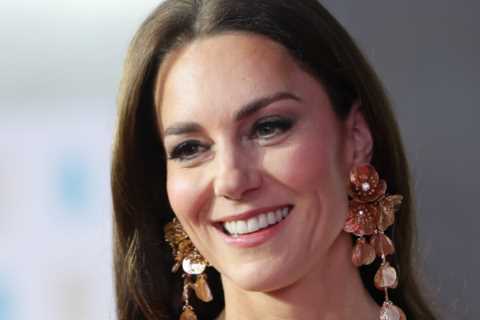 Princess Kate dazzles in chic white gown and statement Zara earrings she joins Prince William on..