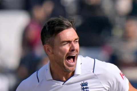 England legend Jimmy Anderson, 40, No1 in Test bowling rankings as he becomes oldest to reach top..