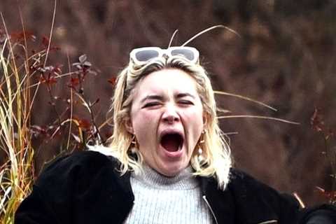 Make-up free Florence Pugh struggles to stay awake hours after partying all night at the Baftas