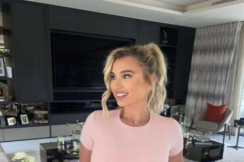 Billie Faiers looks incredible as she shows off new clothing range two months after giving birth