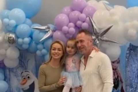 Inside James and Ola Jordan’s lavish Frozen-themed party for daughter Ella as she turns three
