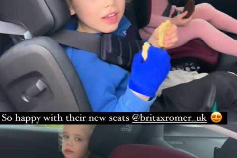 Gaz Beadle’s wife hits back after she’s mum-shamed over using ‘wrong’ car seat for daughter Primrose