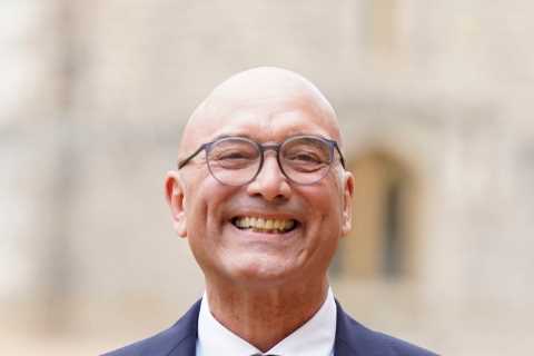 MasterChef host Gregg Wallace urges Brits to eat frozen veg as he collects MBE