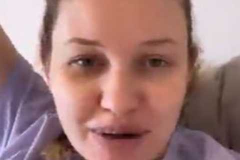 Pregnant Love Island star Amy Hart shows fans her huge bump as she reveals when baby is due