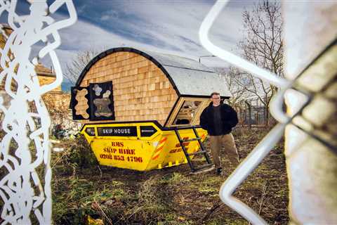 I live in a SKIP – I pay just £50 a month but it’s worth it… here’s the best part