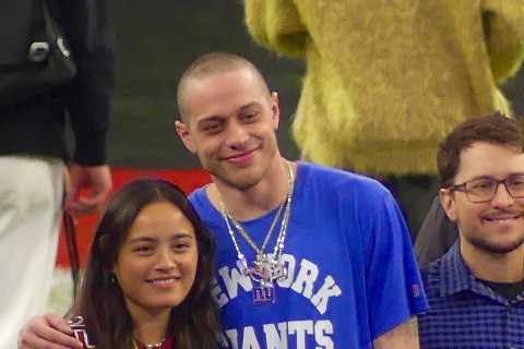 Pete Davidson and girlfriend Chase Sui-Wonders spin off-road &amp; slam into home as ‘high speed’..