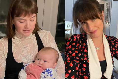 Emmerdale’s Mark Jordon pays tribute to wife Laura Norton and rarely seen daughter Poppy for..