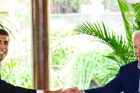 Rishi Sunak to meet US President Biden in America on Monday – ahead of big defence spending..