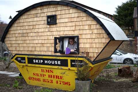 I’m living in a skip – I pay just £50 a month but it’s missing some key features