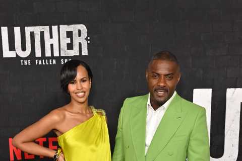 Idris Elba and wife Sabrina dazzle in bright outfits at premiere of Luther: The Fallen Sun