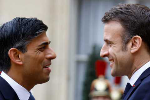 Rishi Sunak meets Macron to announce multimillion-pound deal with France to stop small boat crisis
