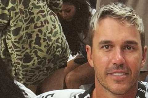 Jena Sims puts on busty display in open suit and no bra as fans joke ‘this is why Brooks Koepka..