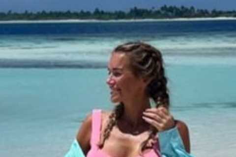 Inside Laura Anderson’s £1,200k a night Maldives babymoon as she counts down to birth of baby with..