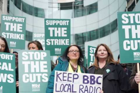 BBC apologises to fans as TV and radio shows thrown into chaos by staff strikes
