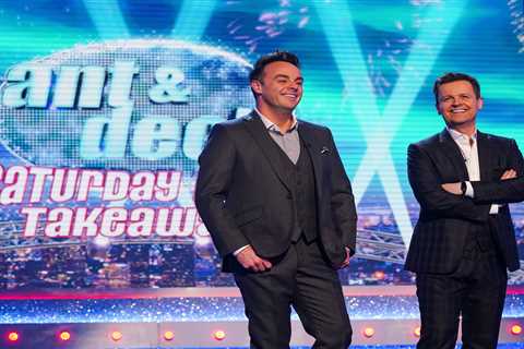 Who is the guest announcer on Ant and Dec’s Saturday Night Takeaway?