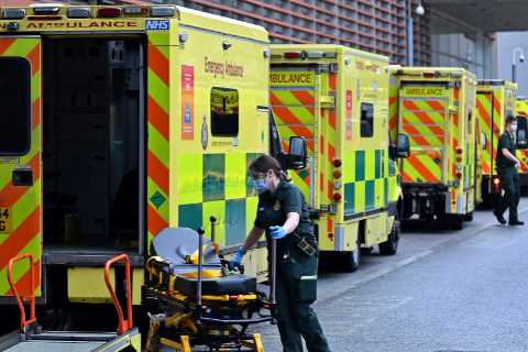 Patient stuck in the back of an ambulance for nearly TWO DAYS waiting for a hospital bed