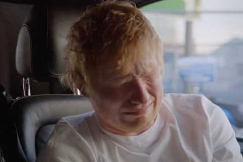 Ed Sheeran breaks down in tears and shares unseen videos of wife and two kids in first look at new..
