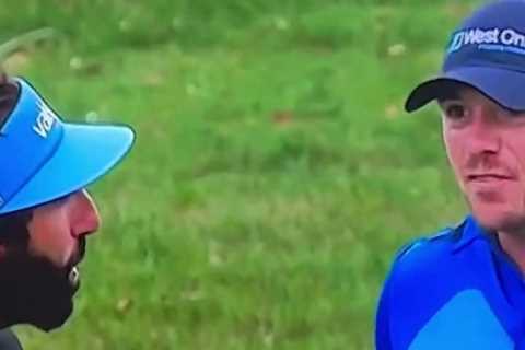 Watch hothead golfer Matt Wallace tell caddie to ‘shut the f*** up’ in meltdown at Valspar..