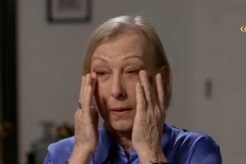 Martina Navratoliva reveals poignant song that reduced her to tears in midst of gruelling cancer..