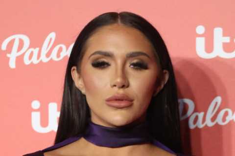 Towie’s Chloe Brockett looks very different as she ‘dresses like a sexy secretary’ for secret work..