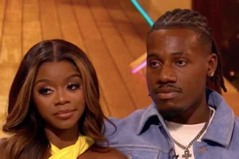 Love Island fans convinced couple ‘had a row’ before tense reunion and fear they’ll split