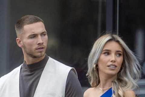Ron and Lana put on a brave face after ‘constant rows’ as Love Island stars get all dressed up for..