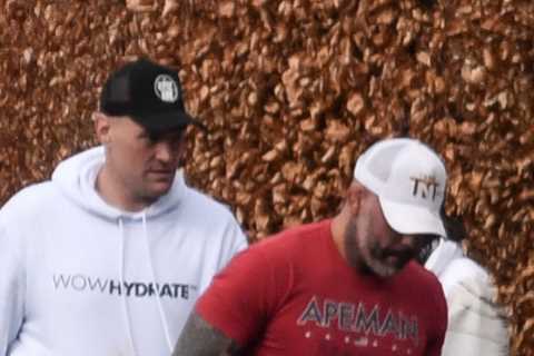 Tyson Fury seen for first time since Oleksandr Usyk fight collapse as Brit heavyweight champ..