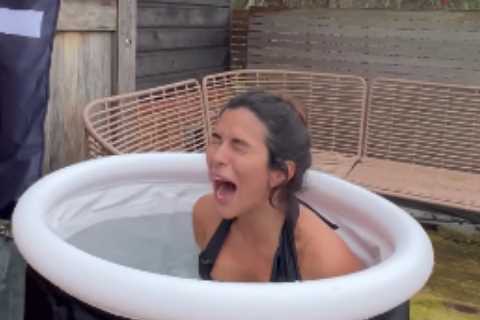 Love Island’s Ekin-Su strips to bikini before screaming and grabbing her boobs at boot camp
