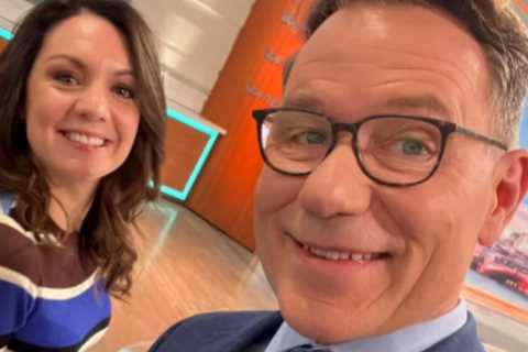 Laura Tobin stuns in stripey dress as she returns to Good Morning Britain