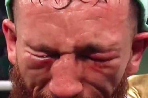 Heartbroken boxer Cody Crowley weeps and dedicates win to father who took his own life in emotional ..