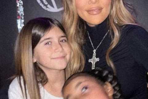 North West, 9, crashes aunt Khloe Kardashian and cousin Penelope’s sweet new photo as family makes..