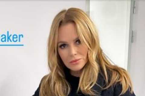 Amanda Holden shows off her toned legs as she compares herself to Susanna Reid