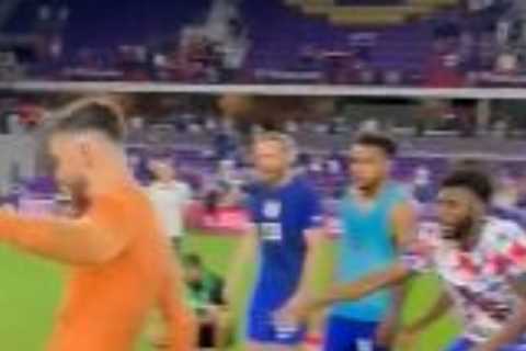 Watch Arsenal star Matt Turner’s heartwarming gender reveal for his and wife’s baby after USA’s win ..