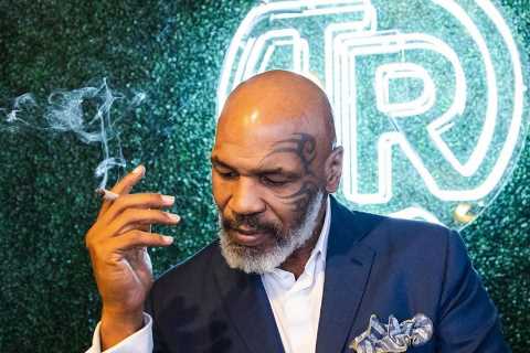 Mike Tyson opens his own coffee shop in Amsterdam and reveals he has ‘tried and tested all the..