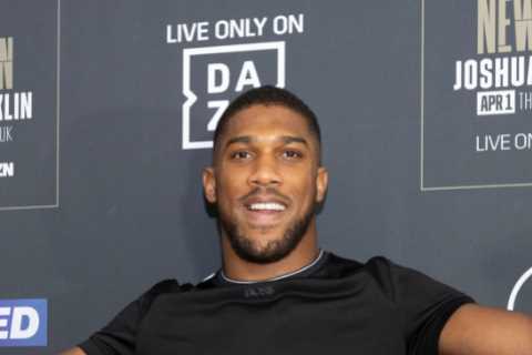 Anthony Joshua knows that money talks.. but two-time heavyweight champ is happiest when he has some ..